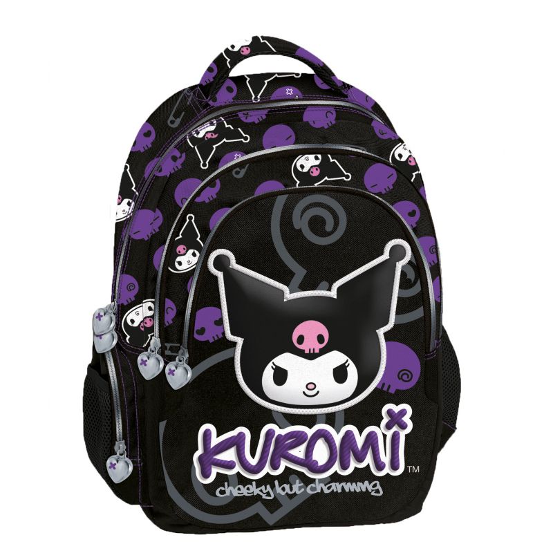 Graffiti - Τσάντα Πλάτης Δημοτικού 3 Θήκες, Kuromi, Jolt 262211