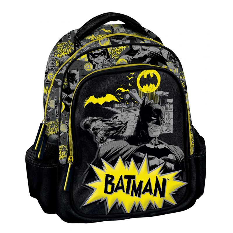 Graffiti – Τσάντα Πλάτης Νηπιαγωγείου 2 Θήκες, Batman 265291