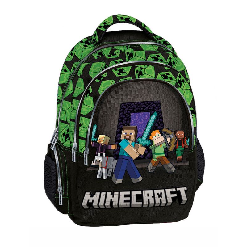 Graffiti - Τσάντα Πλάτης Δημοτικού 3 Θήκες, Minecraft, Squad 268212
