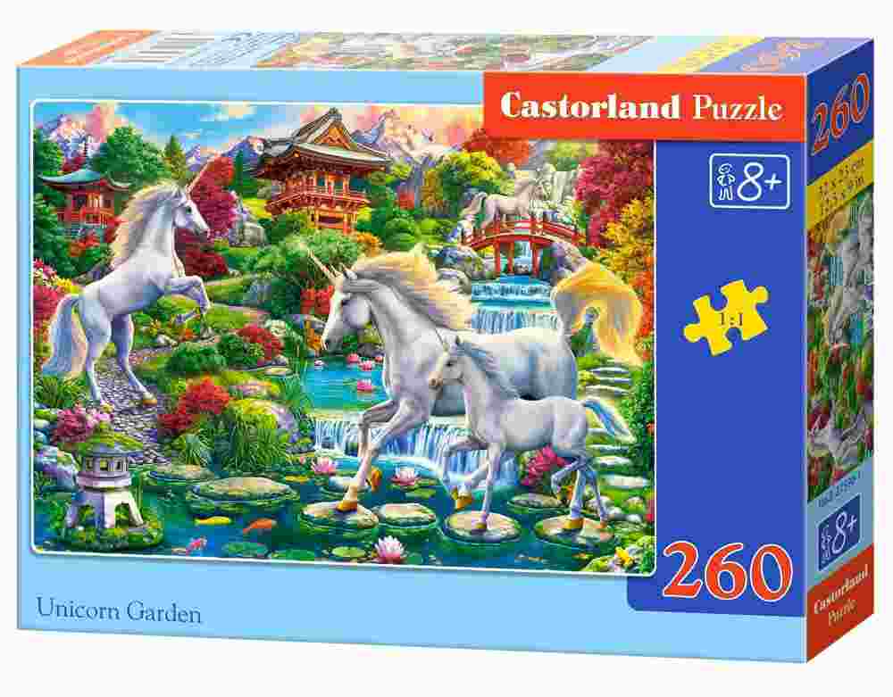 Castorland - Puzzle, Unicorn Garden 260 Pcs 27590