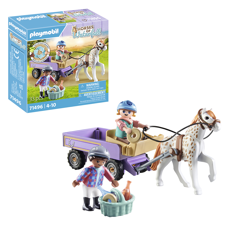 Playmobil Horses Of Waterfall -  Άλογο Με Άμαξα 71496