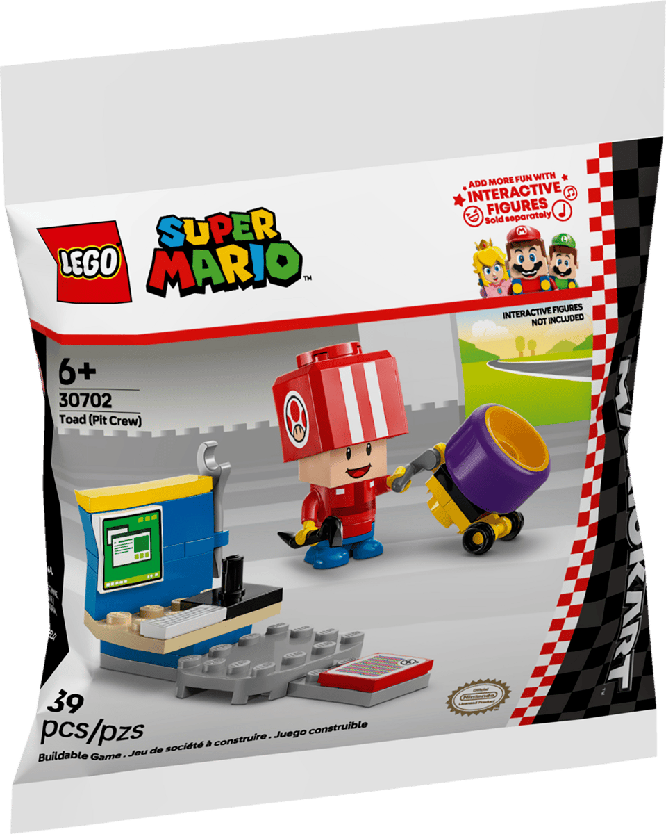 Lego Super Mario - Toad (Pit Crew) 30702