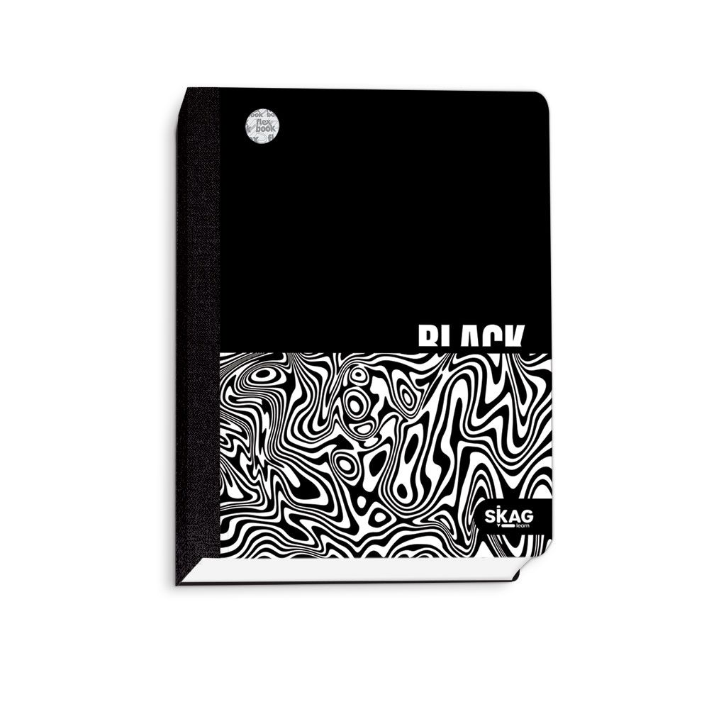 Skag - Ακαδημαϊκό Ημερολόγιο Flexbook, Ημερήσιο 2025-2026 Black & White 14x21cm 308021 Skag - Ακαδημαϊκό Ημερολόγιο Flexbook, Ημερήσιο 2025-2026 Black & White 14x21cm 308021