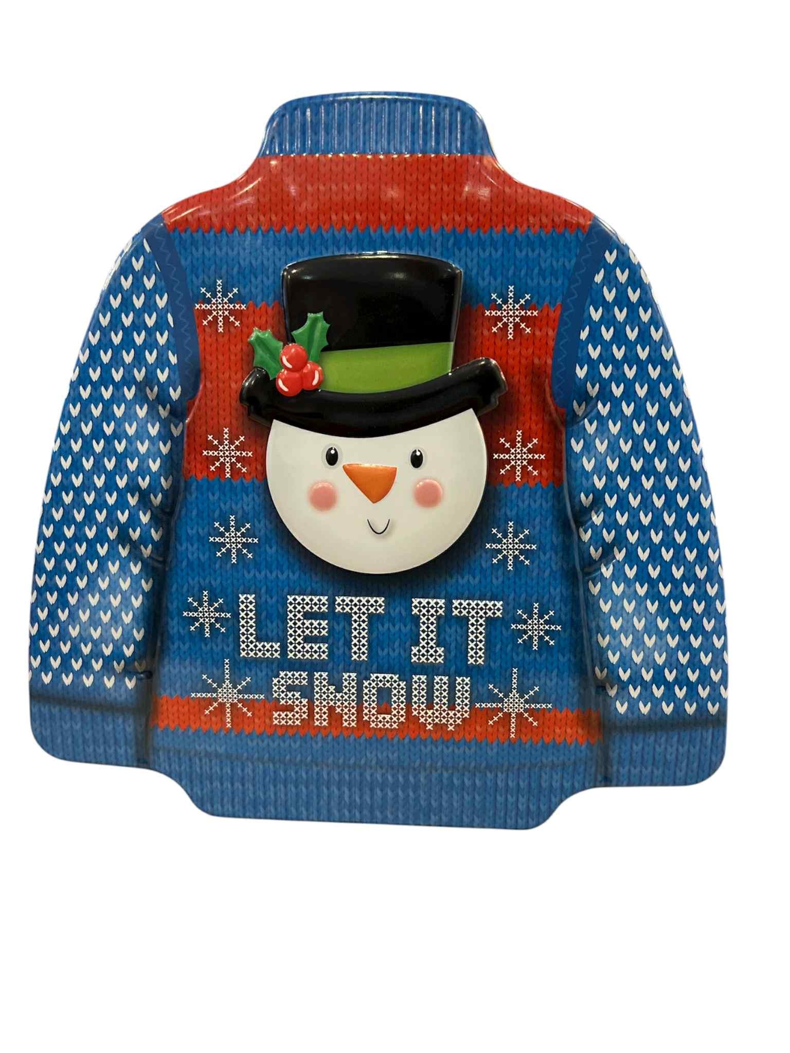 Νάκος ΑΒΕΕ - Μεταλλικό Κουτί, Let It Snow 16.5x16.5x6.5εκ 3094141-1