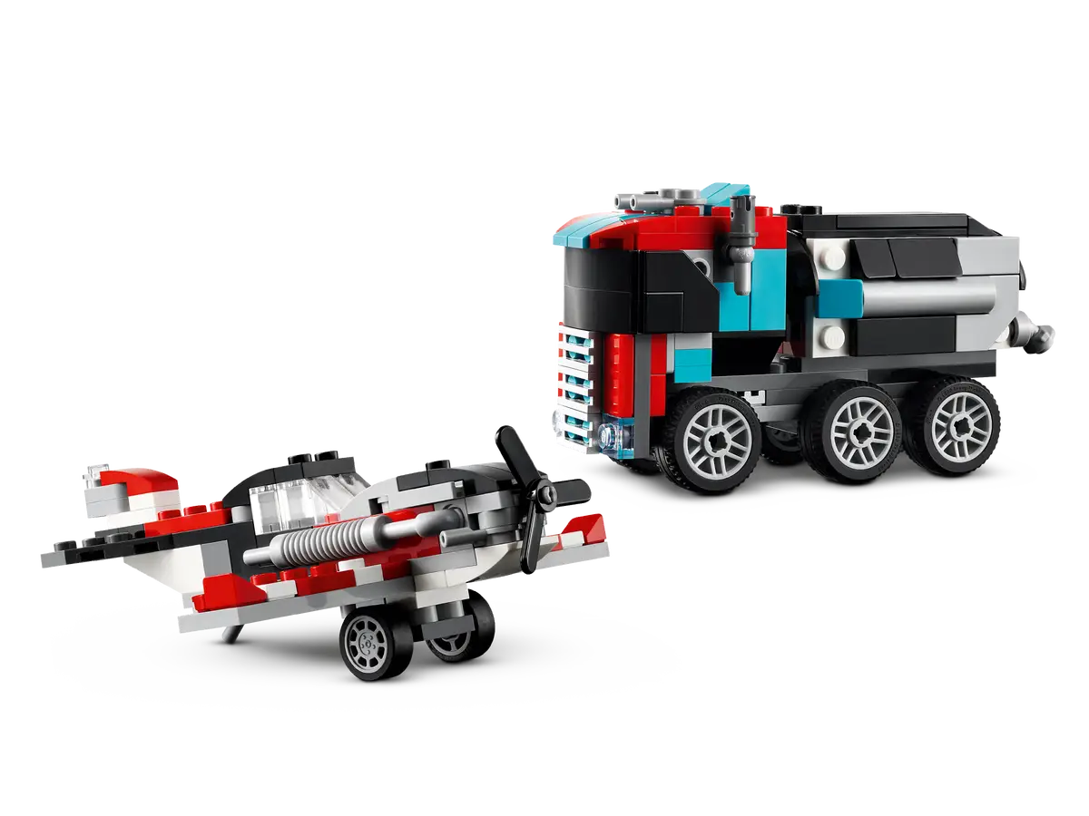 Lego Creator - Flatbed Truck With Helicopter 31146