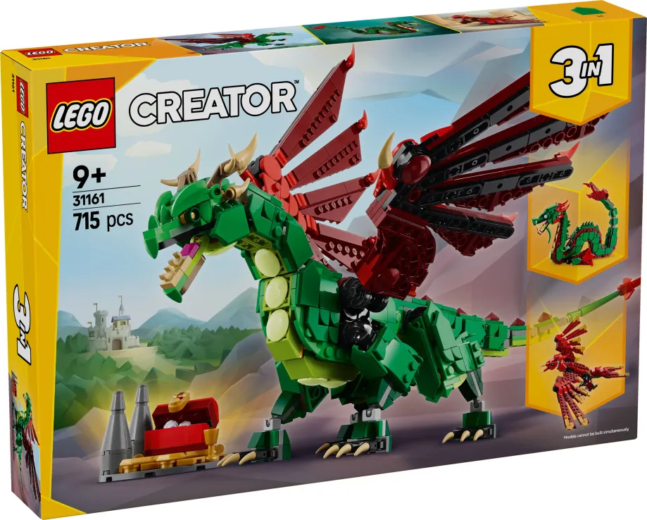 Lego Creator - 3in1 Medieval Dragon 31161