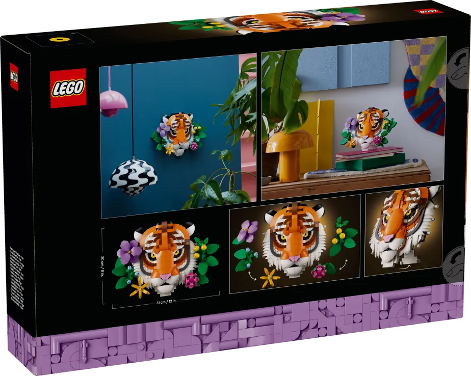 Lego Art - The Fauna Collection-Tiger 31217 Lego Art - The Fauna Collection-Tiger 31217