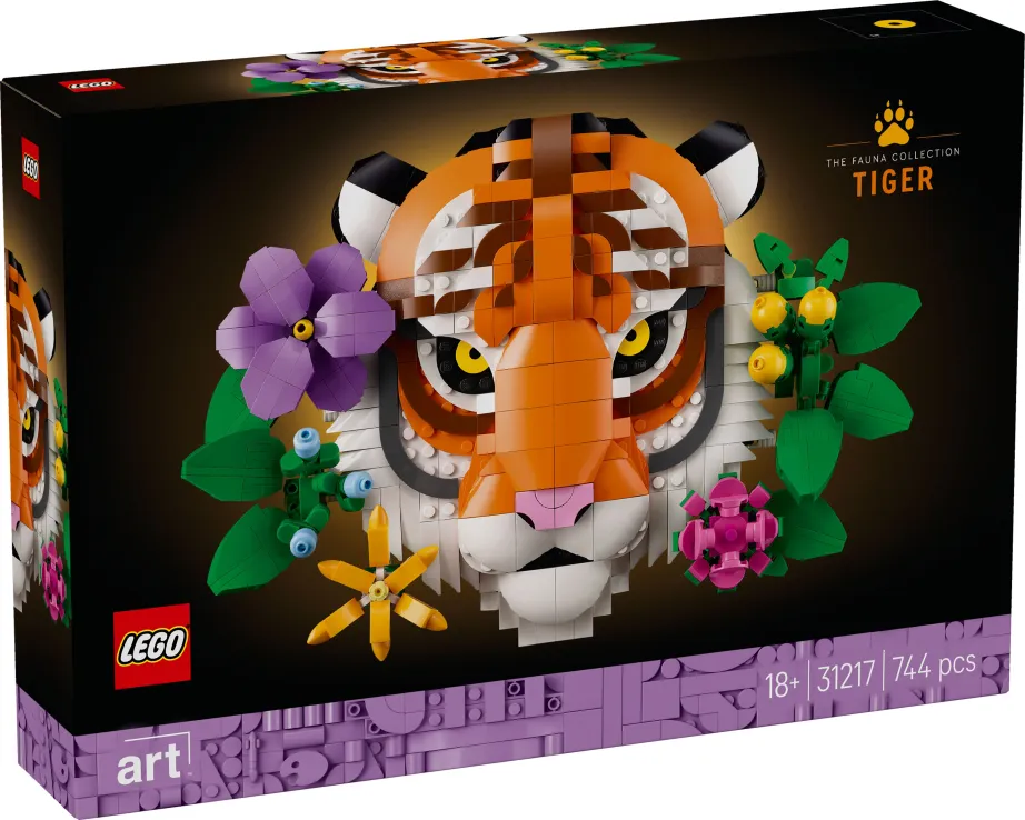 Lego Art - The Fauna Collection-Tiger 31217 Lego Art - The Fauna Collection-Tiger 31217