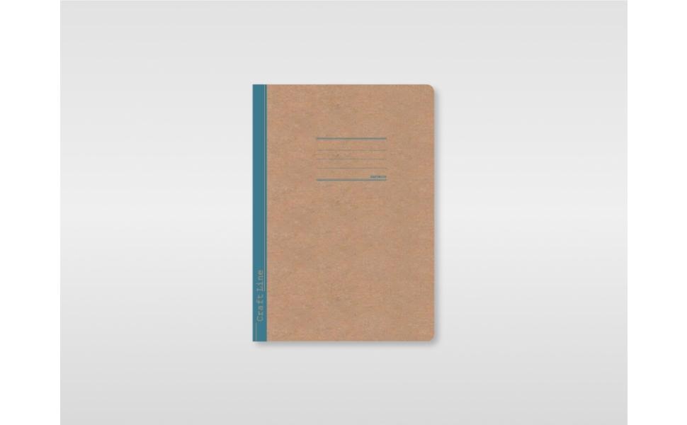 Salko Paper - Τετράδιο Ριγέ Καρφίτσα, Craft Line A4, 50 Φύλλα Μπλε 3140
