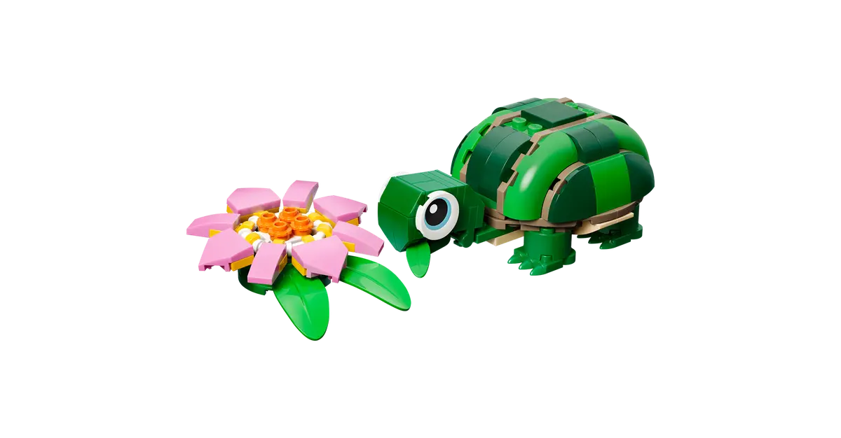 Lego Creator - Turtle With A Water Lily Flower 31377