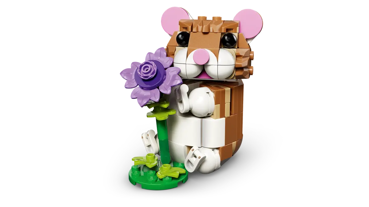 Lego Creator - Cute Hamster With A Flower 31376