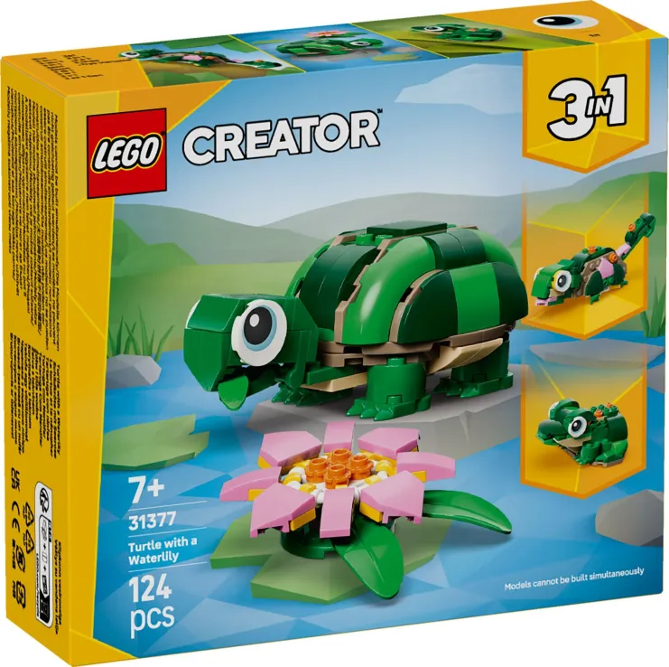Lego Creator - Turtle With A Water Lily Flower 31377