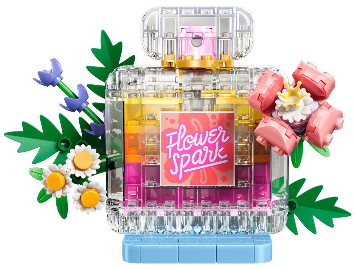 Lego Creator - Floral Decor Perfume Bottle 31383