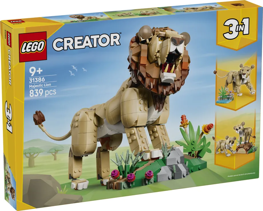 Lego Creator - Wild Animals, Majestic Lion 31386