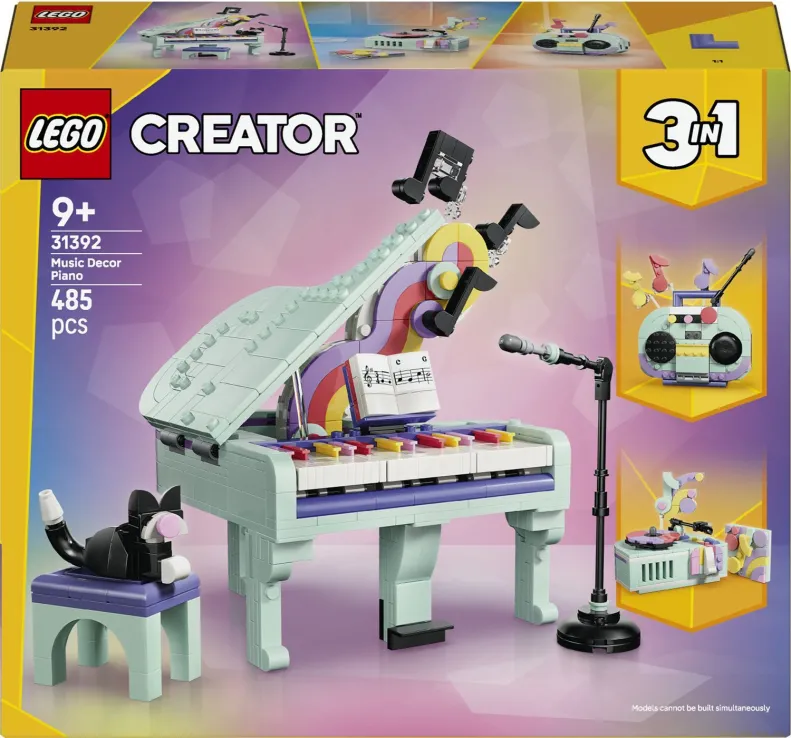Lego Creator - Music Decor Piano With Cat 31392