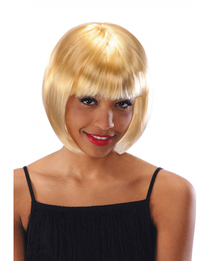 Funny Fashion - Περούκα Ξανθιά Καρέ Με Αφέλειες 02432