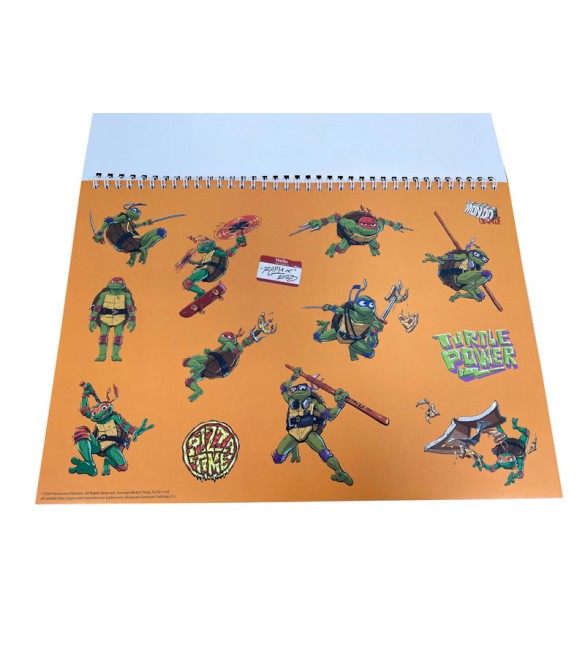 Gim - Μπλοκ Ζωγραφικής Ninja Turtles 40Φ 23x33cm 334-27416 Gim - Μπλοκ Ζωγραφικής Ninja Turtles 40Φ 23x33cm 334-27416