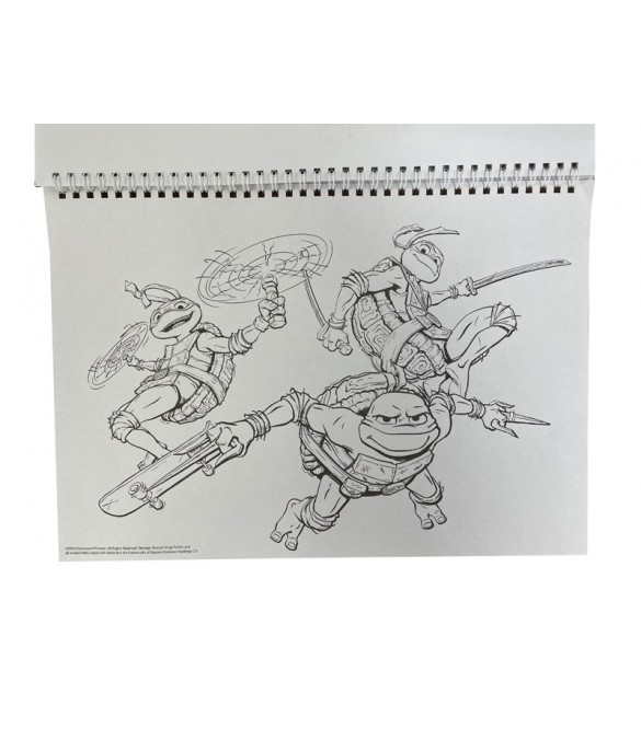Gim - Μπλοκ Ζωγραφικής Ninja Turtles 40Φ 23x33cm 334-27416 Gim - Μπλοκ Ζωγραφικής Ninja Turtles 40Φ 23x33cm 334-27416
