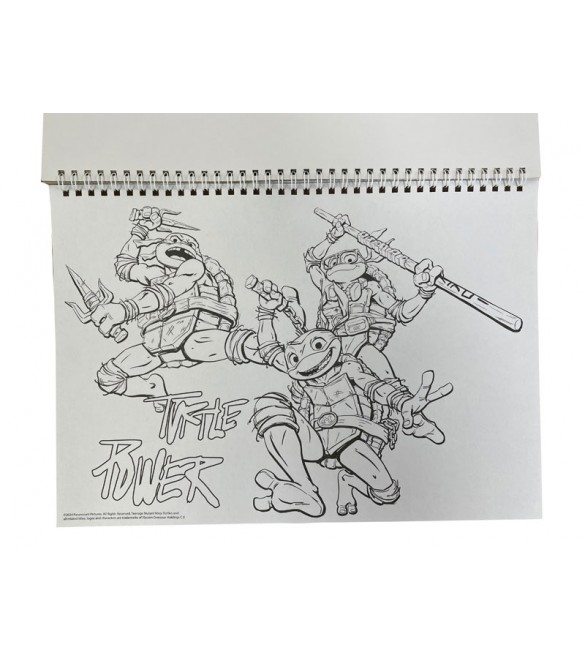 Gim - Μπλοκ Ζωγραφικής Ninja Turtles 40Φ 23x33cm 334-27416 Gim - Μπλοκ Ζωγραφικής Ninja Turtles 40Φ 23x33cm 334-27416