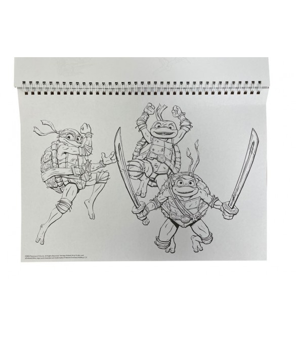 Gim - Μπλοκ Ζωγραφικής Ninja Turtles 40Φ 23x33cm 334-27416 Gim - Μπλοκ Ζωγραφικής Ninja Turtles 40Φ 23x33cm 334-27416