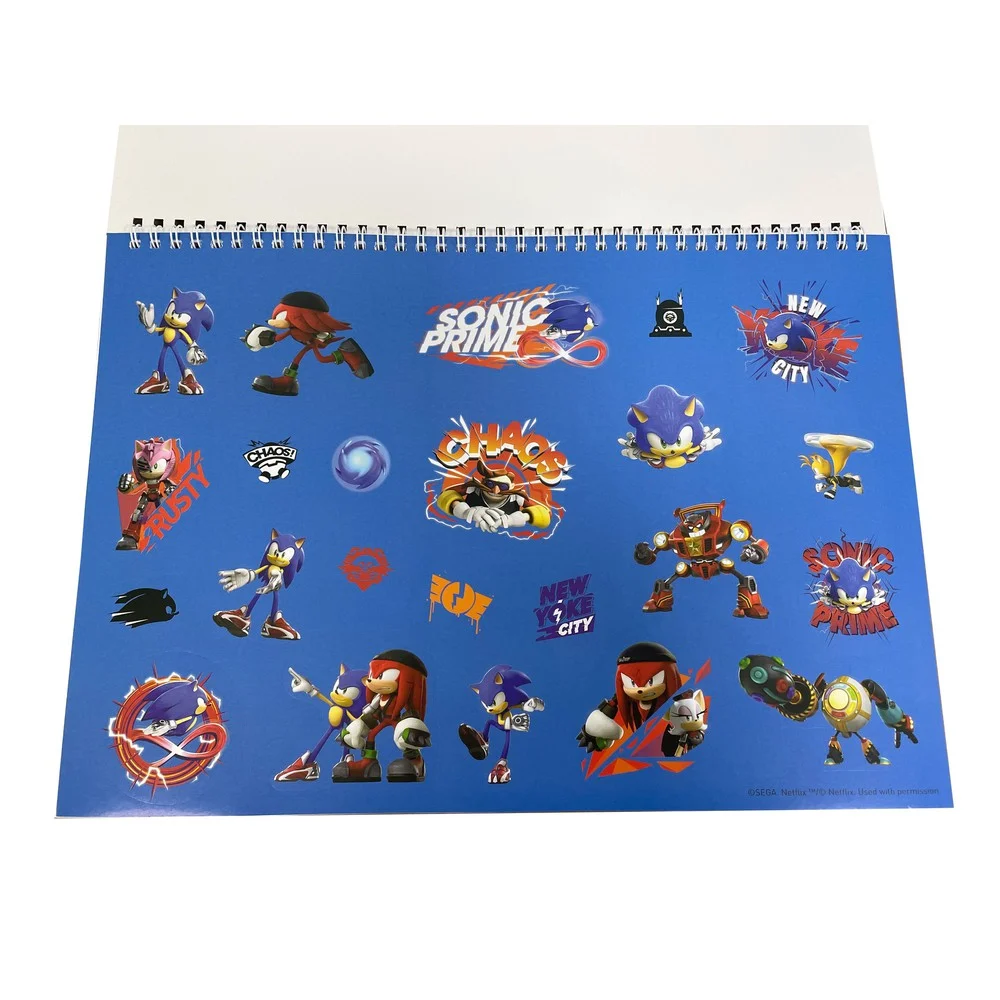 Gim - Μπλοκ Ζωγραφικής Sonic Prime 40Φ 23x33cm 334-84416