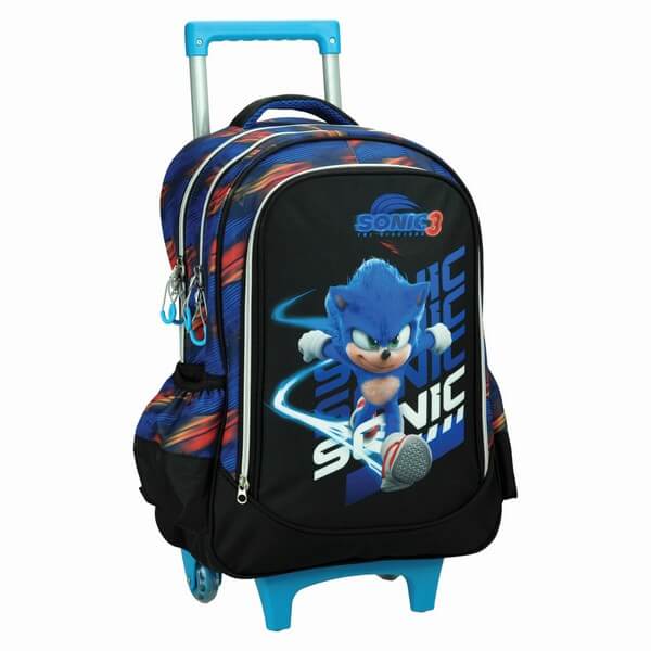 Gim – Τσάντα Τρόλεϊ Δημοτικού, Sonic 3 The Hedgehog 334-86074