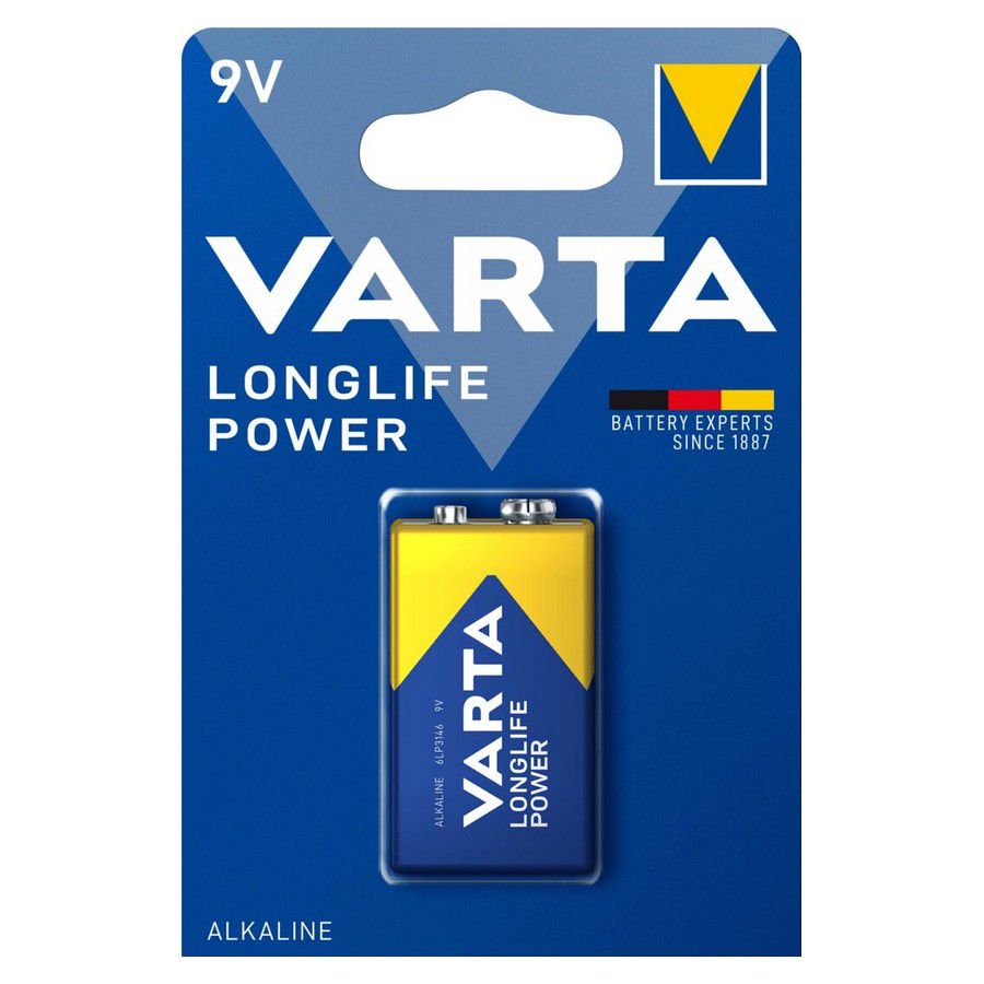 Varta - Αλκαλικές Μπαταρίες Long Life 9V 1 Τεμ 33963