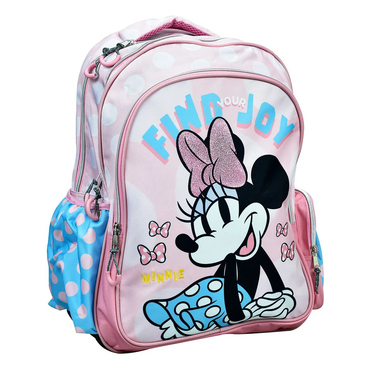 Gim – Σακίδιο Πλάτης Οβάλ, Minnie Polka Dot Powder 340-38031