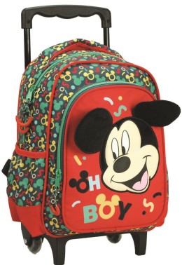 Gim - Σακίδιο Τρόλεϊ Νηπιαγωγείου 2 Θήκες, Mickey Mouse, Cook 340-91072