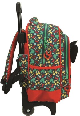 Gim - Σακίδιο Τρόλεϊ Νηπιαγωγείου 2 Θήκες, Mickey Mouse, Cook 340-91072