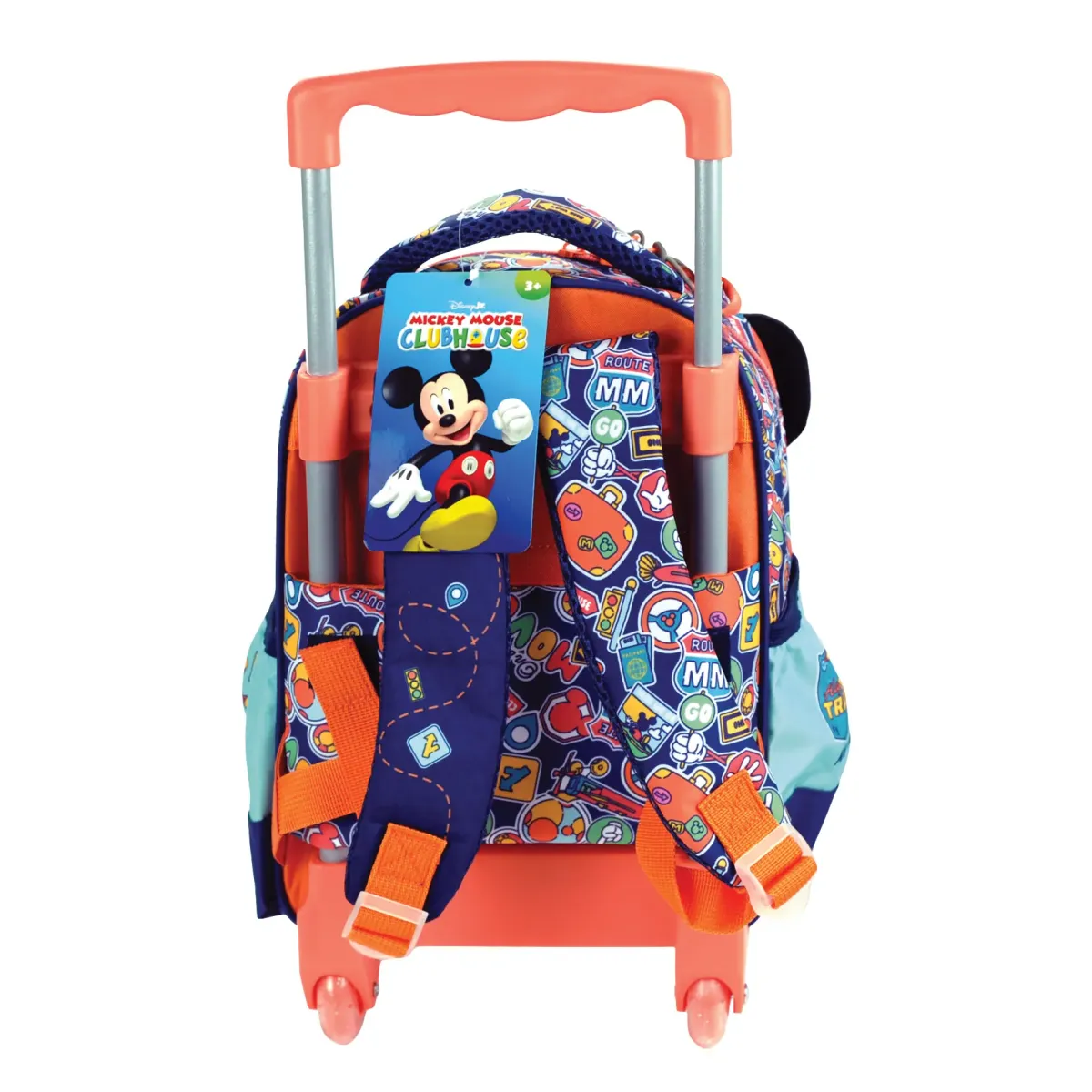Gim – Τσάντα Τρόλεϊ Νηπιαγωγείου, Mickey Mouse, Fun Travels 340-92072