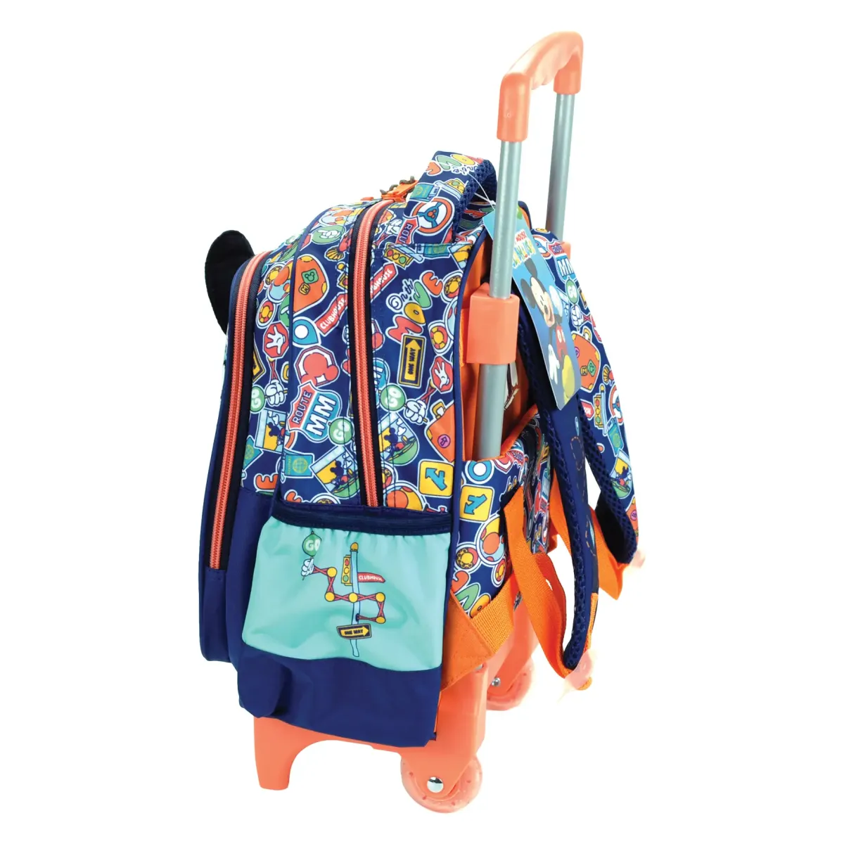 Gim – Τσάντα Τρόλεϊ Νηπιαγωγείου, Mickey Mouse, Fun Travels 340-92072