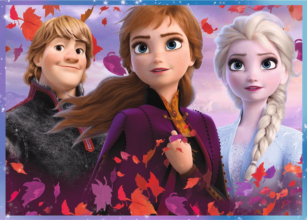Trefl - Puzzle 4 in 1 ,Disney Frozen 2 Elsa Anna 54/48/35/70 Pcs 34323 Trefl - Puzzle 4 in 1 ,Disney Frozen 2 Elsa Anna 54/48/35/70 Pcs 34323