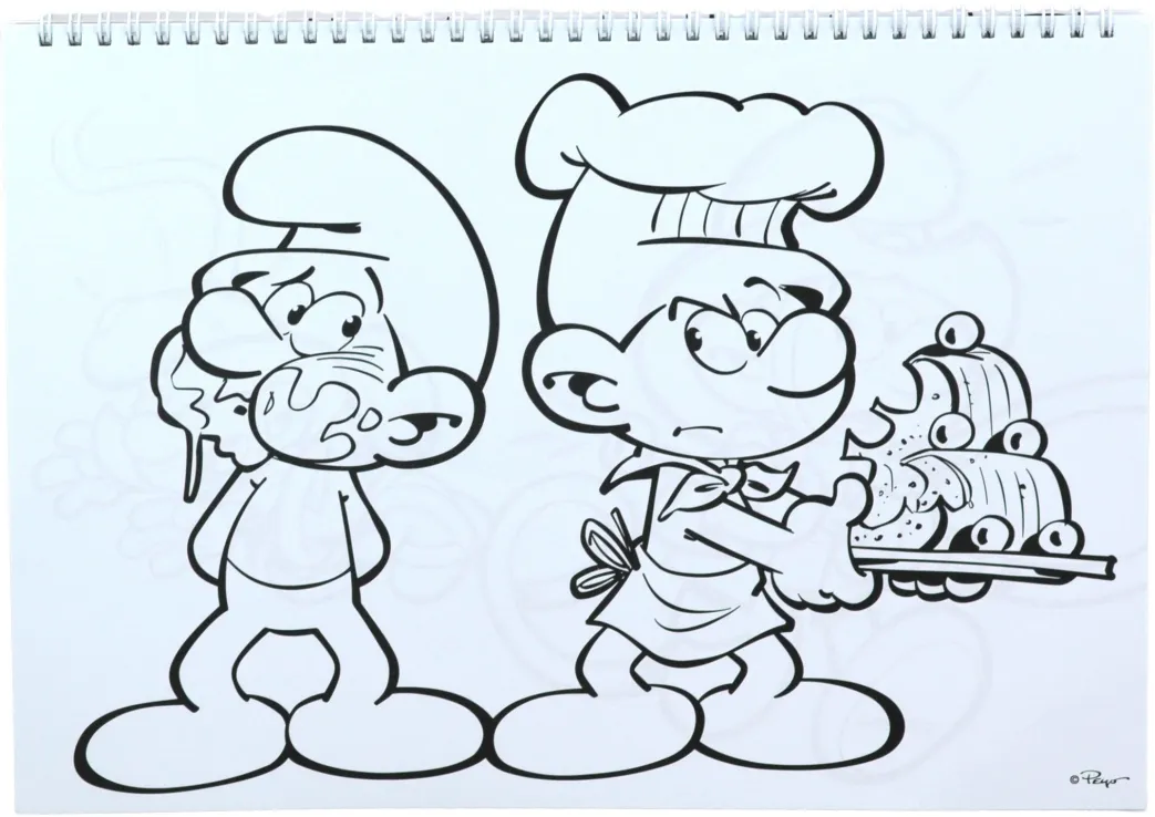Gim - Μπλοκ Ζωγραφικής Smurfs 40Φ 23x33cm 344-24416 Gim - Μπλοκ Ζωγραφικής Smurfs 40Φ 23x33cm 344-24416
