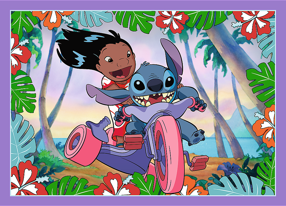 Trefl - Puzzle 4 in 1 Lilo and Stitch’s 54/48/35/70 Pcs 34633 Trefl - Puzzle 4 in 1 Lilo and Stitch’s 54/48/35/70 Pcs 34633