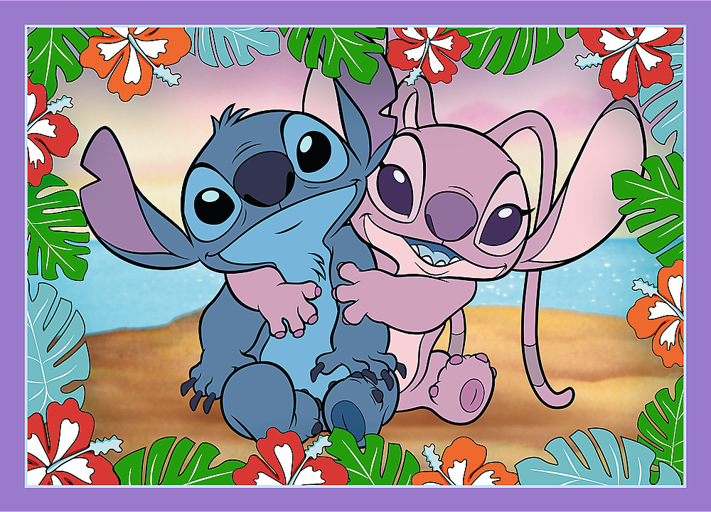 Trefl - Puzzle 4 in 1 Lilo and Stitch’s 54/48/35/70 Pcs 34633 Trefl - Puzzle 4 in 1 Lilo and Stitch’s 54/48/35/70 Pcs 34633