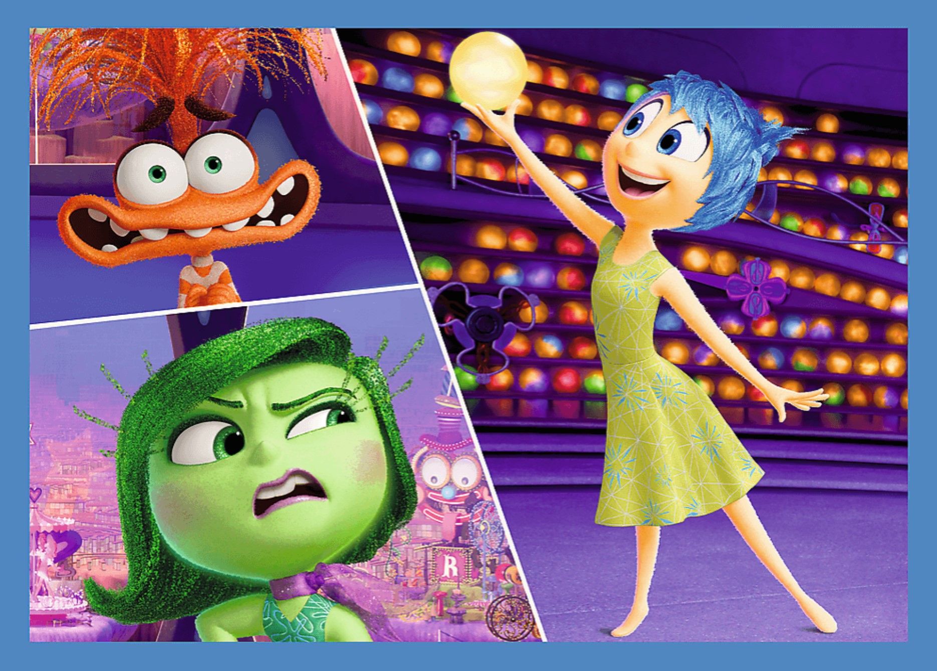 Trefl - Puzzle 4 in 1, Inside Out 2 Emotions Rule 54/48/35/70 Pcs 34652 Trefl - Puzzle 4 in 1, Inside Out 2 Emotions Rule 54/48/35/70 Pcs 34652