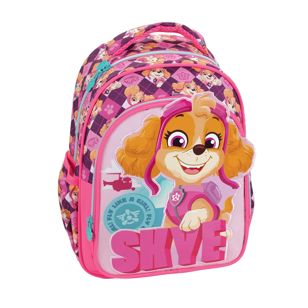 Gim – Τσάντα Πλάτης Νηπιαγωγείου 2 Θήκες, Paw Patrol, Skye 354-02054