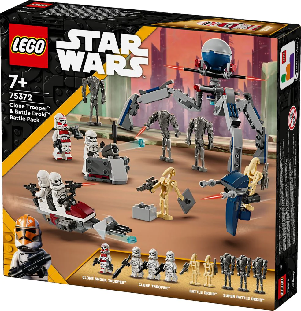 Lego Star Wars -  Clone Trooper™ & Battle Droid™ Battle Pack 75372