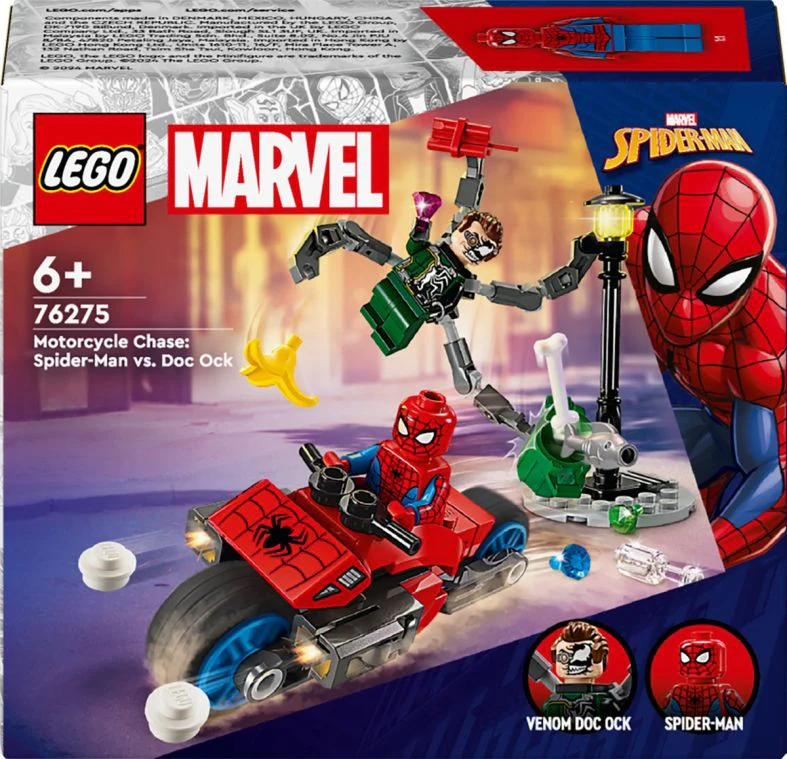 Lego Marvel - Motorcycle Chase: Spider-Man vs. Doc Ock 76275