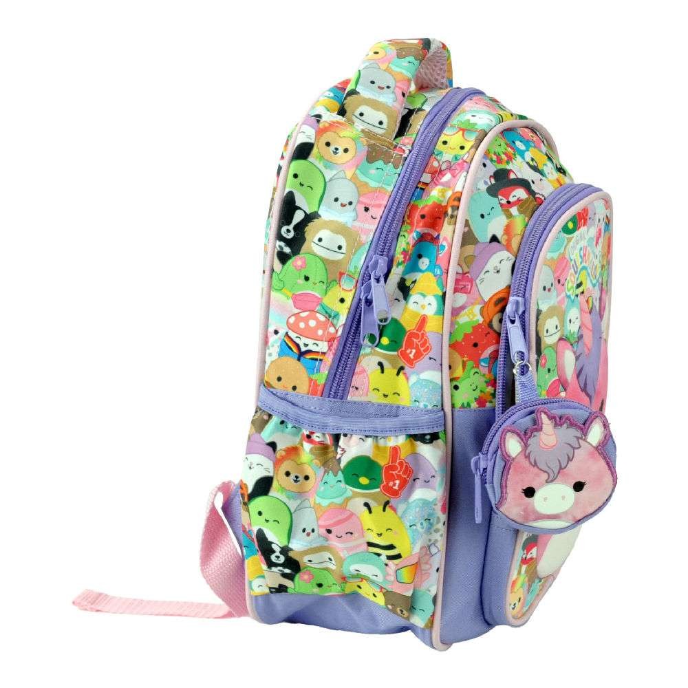 Gim – Τσάντα Πλάτης Νηπιαγωγείου 2 Θήκες, Squishmallows, Unicorn 363-33054