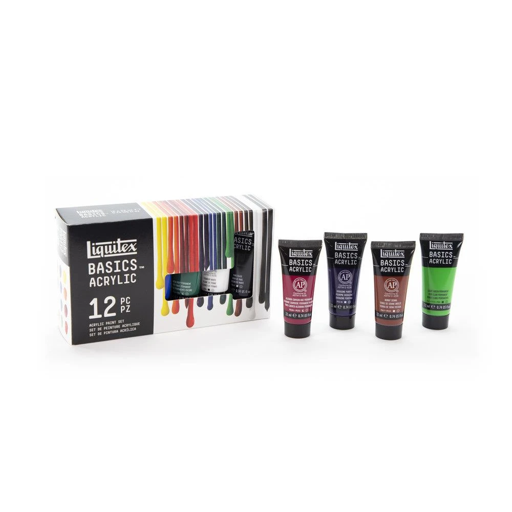 Liquitex - Basics 12 σωληνάρια Ακρυλικά 22ml 3699403 Liquitex - Basics 12 σωληνάρια Ακρυλικά 22ml 3699403