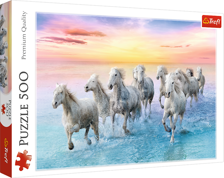 Trefl - Puzzle, Galloping White Horses 500 Pcs 37289
