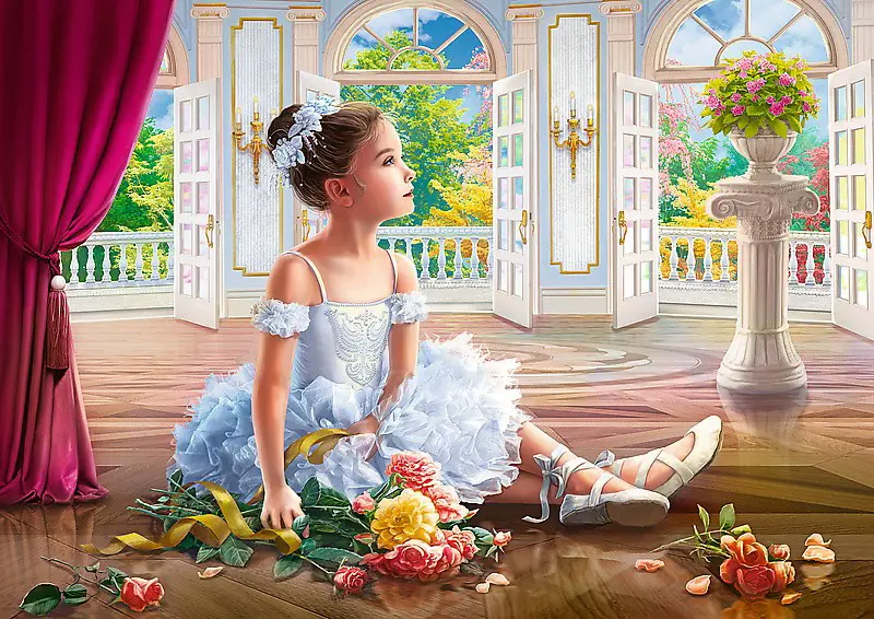 Trefl - Puzzle Little Ballerina 500 Pcs 37351