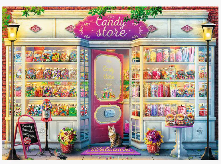 Trefl - Puzzle The Candy Shop 500 Pcs 37407