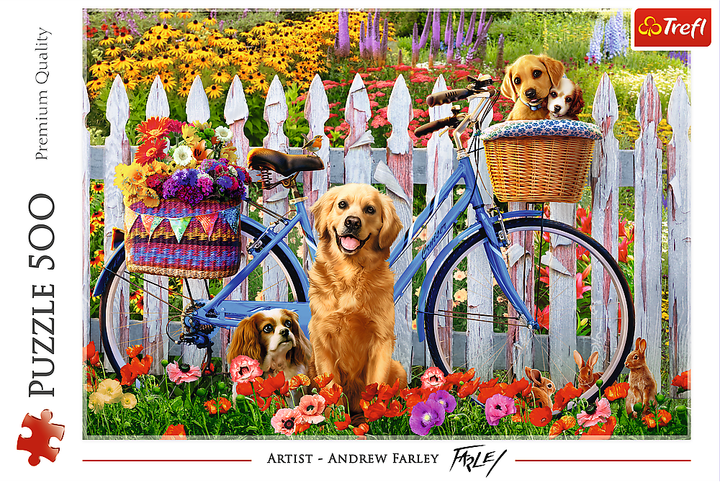 Trefl - Puzzle, Puppies Adventure 500 Pcs 37450