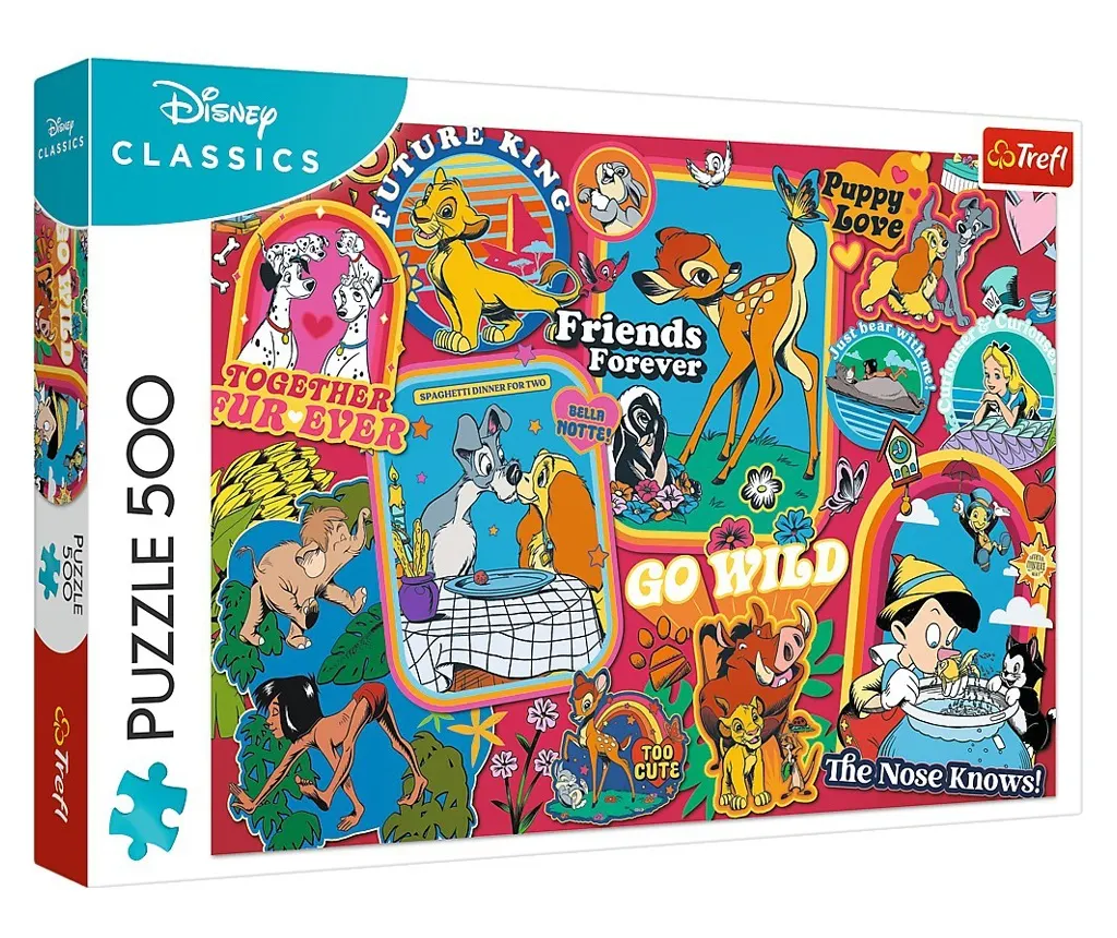 Trefl - Puzzle Disney Through the years 500 Pcs 37465