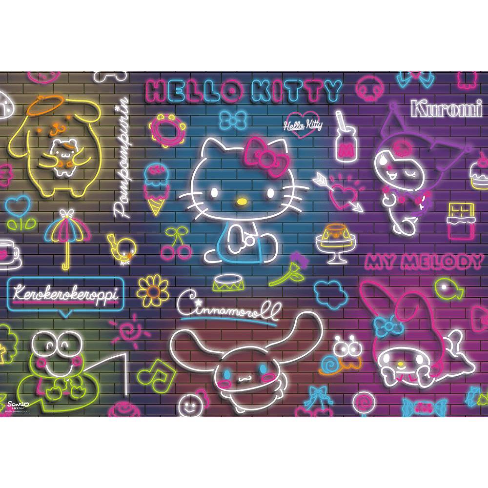 Trefl - Puzzle Neon Hello Kitty 500 Pcs 37523