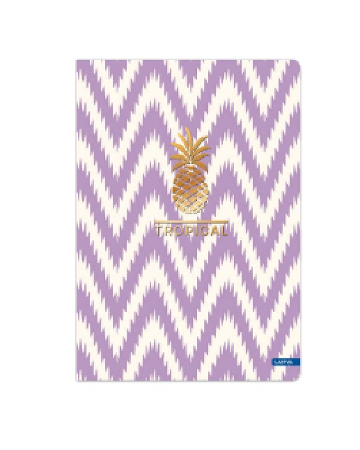 Lastva - Τετράδιο A4, 96 Φύλλων, Tropical Collection, Purple 38077