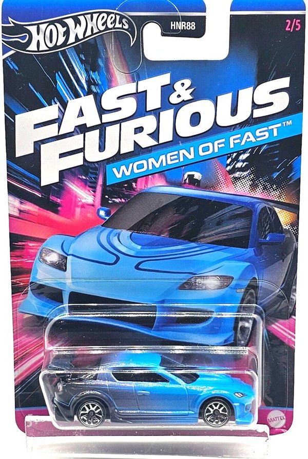 Mattel Hot Wheels - Fast And Furious, Women Of Fast , Mazda RX-8 2/5 HRW37 (HNR88)